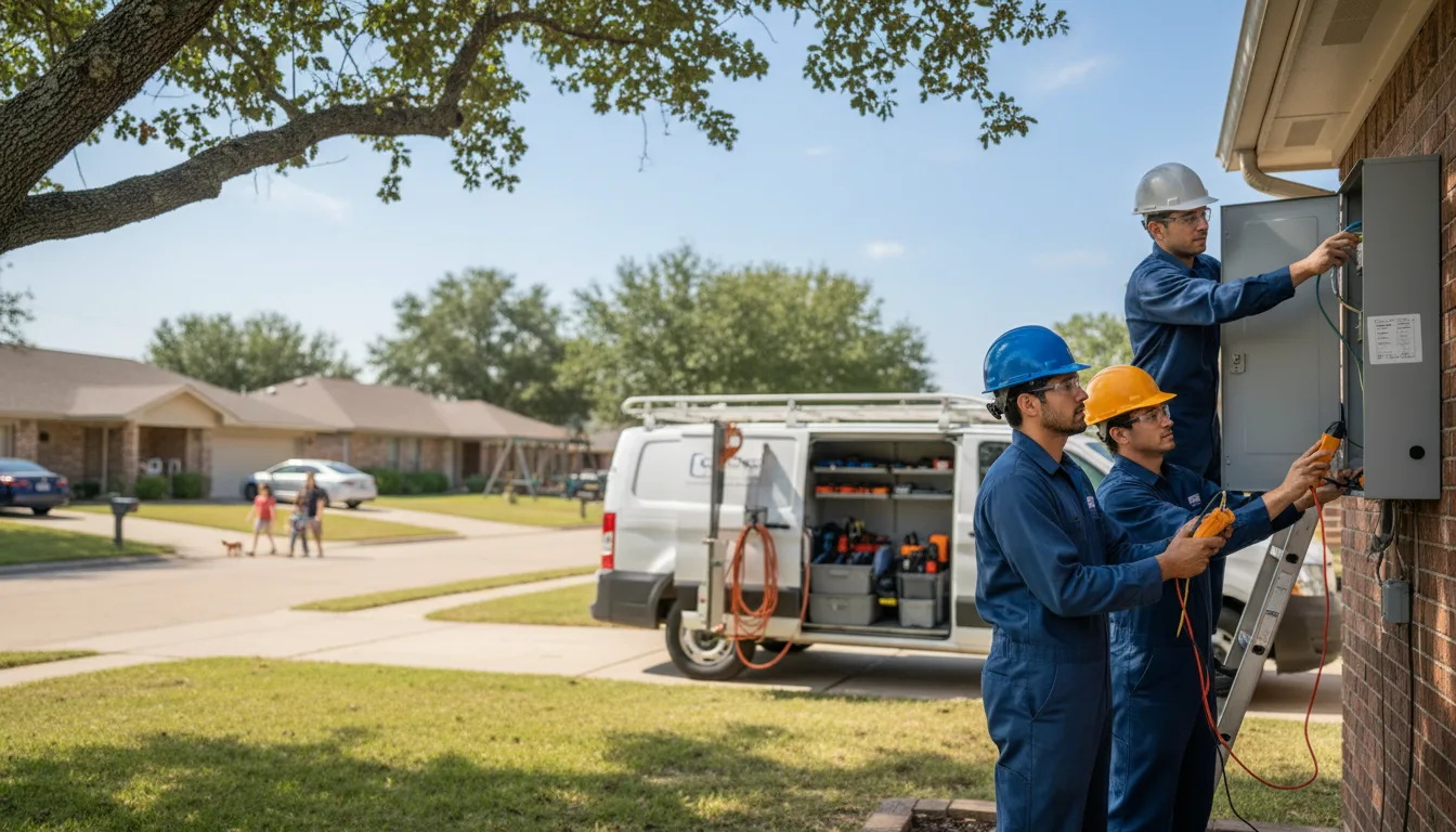 Certified electrician providing emergency electrical services in New Straitsville, OH